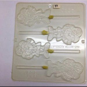 Plastic Craft Candy Mold Leprechaun St Patricks Day Irish Craft  DIY Pin Brooch